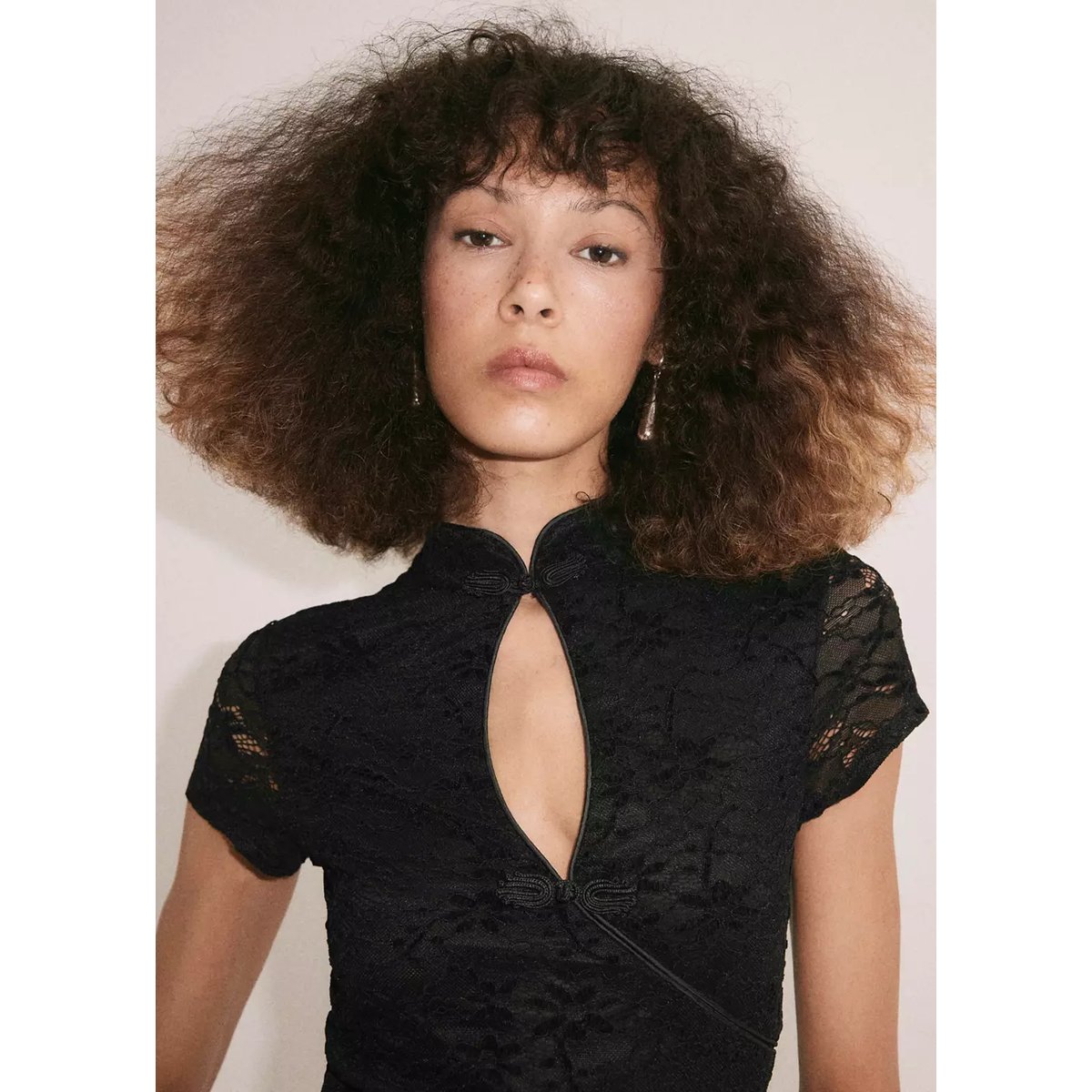 DRESS XOSAKA noir, MANGO