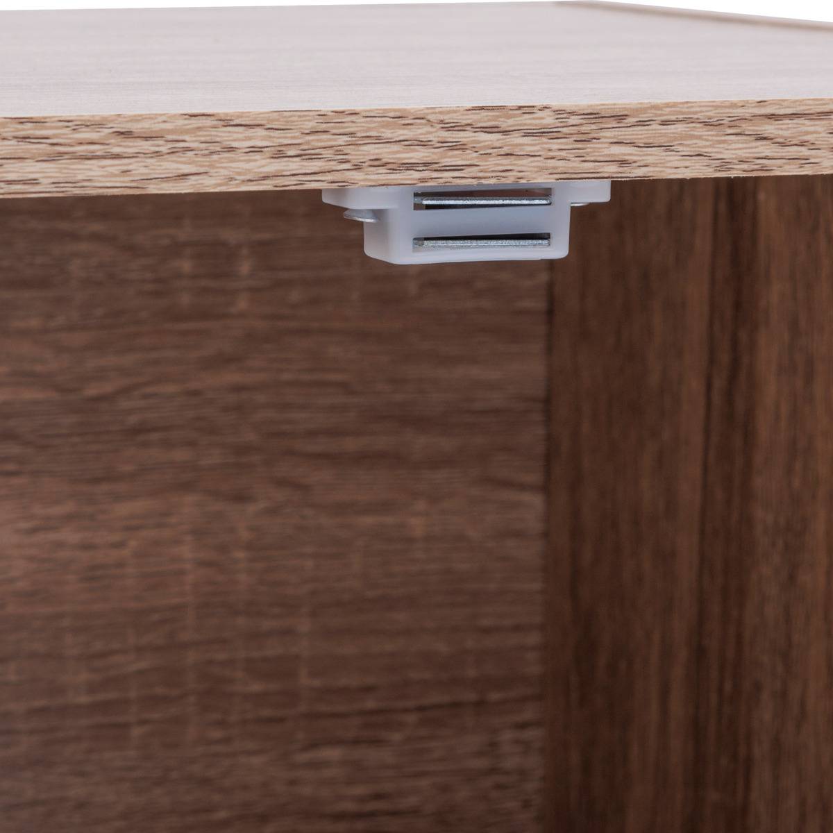 Étagère 4 portes en bois MIX'N DOOR beige, 5FIVE SIMPLY SMART