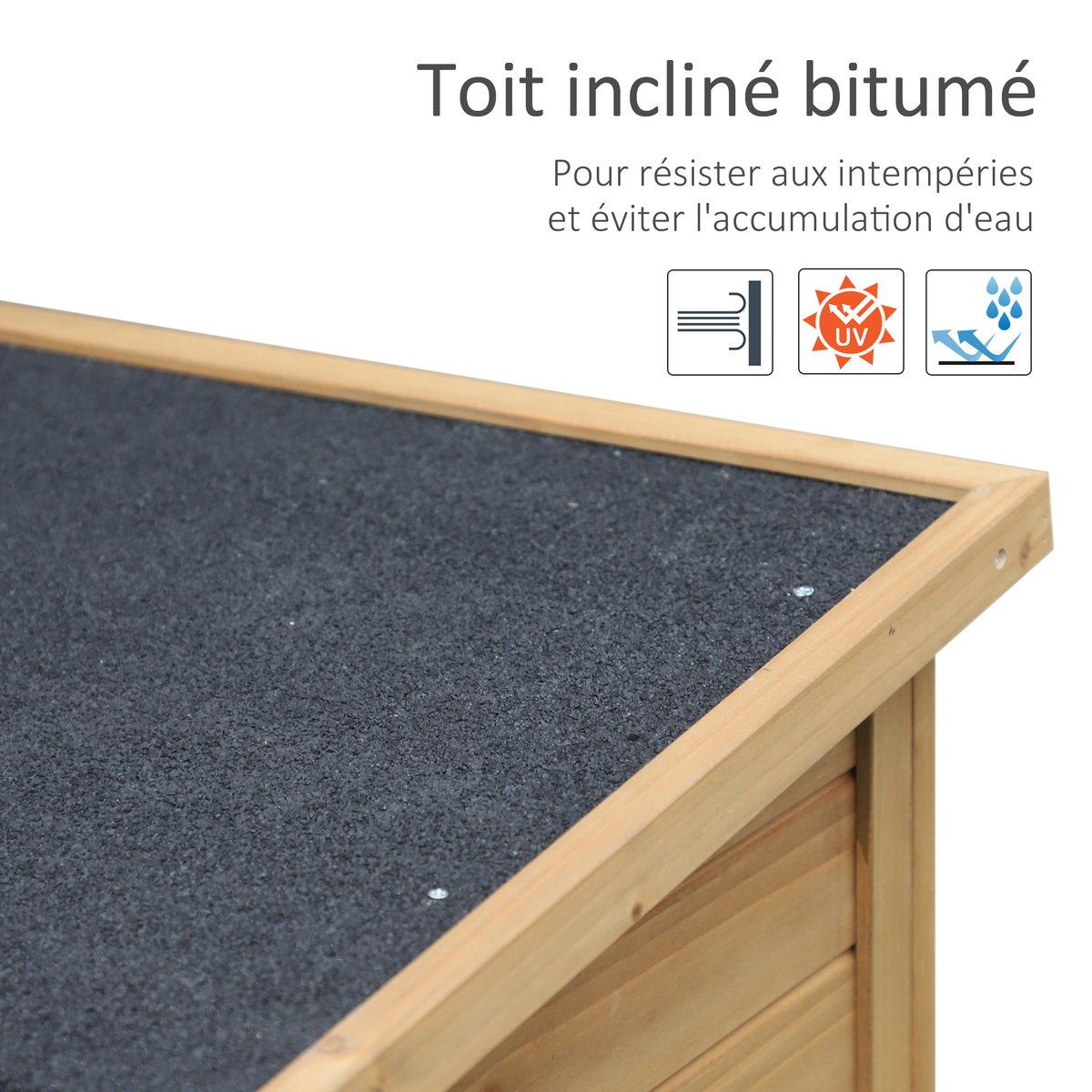 Abri de jardin Bois Jaune vert, OUTSUNNY