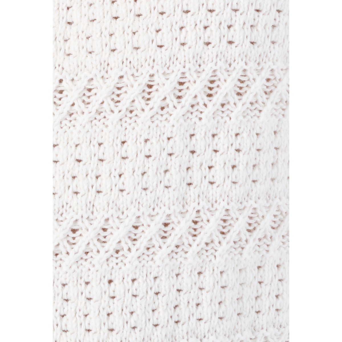 Cardigan court jeu de maille blanc cassé, DAMART