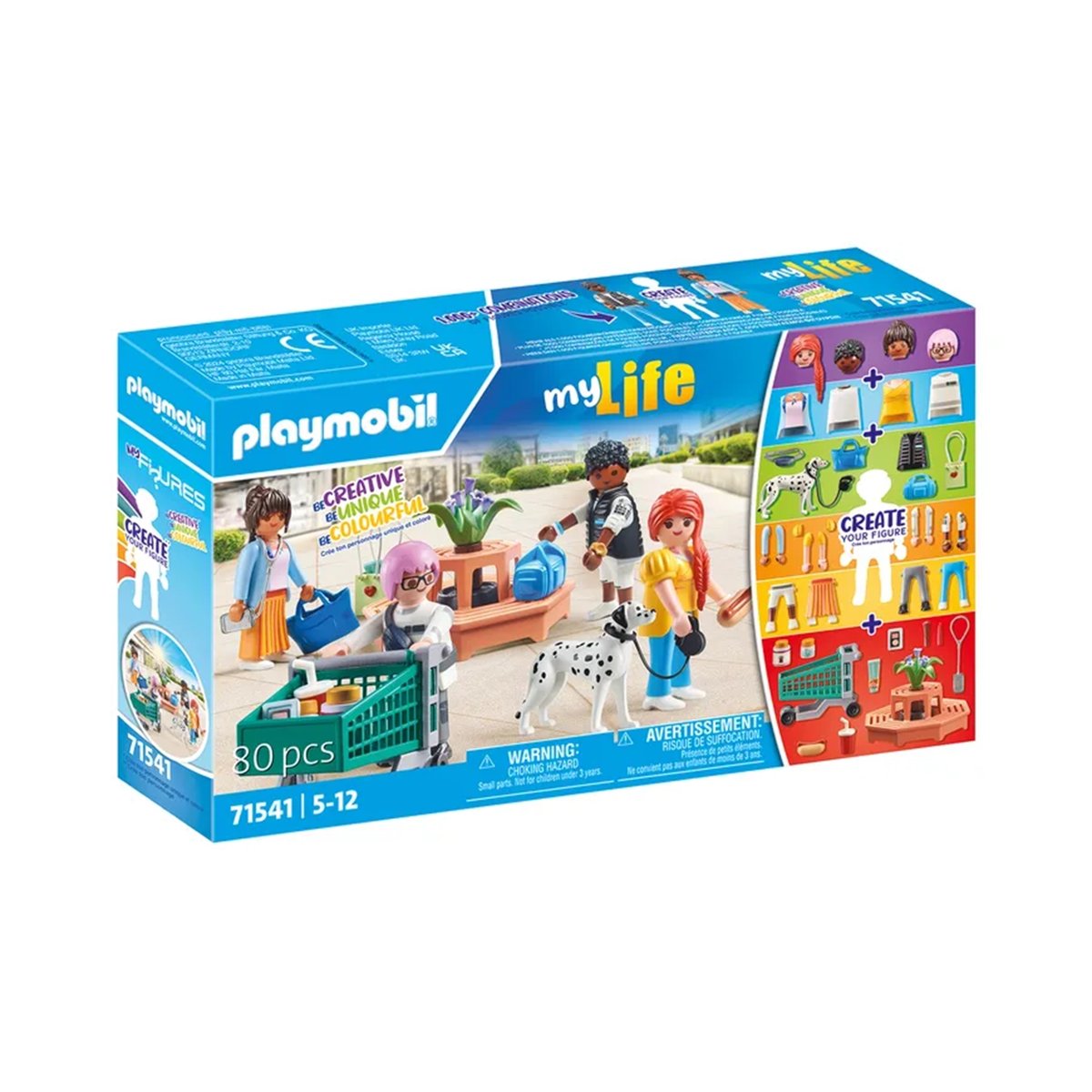 My Figures : Shopping multicolore, PLAYMOBIL