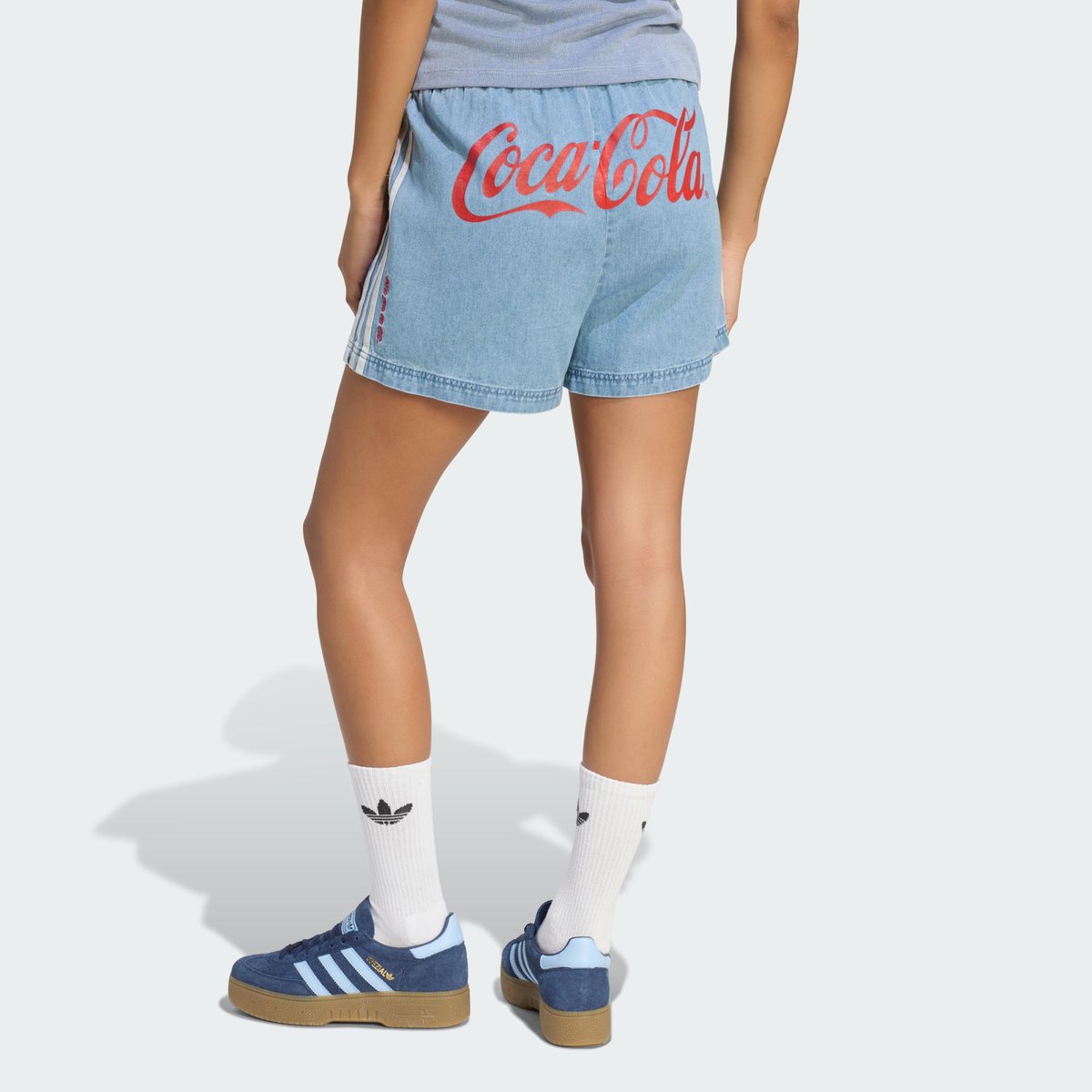 Adidas X Coca-Cola Denim Jorts Adidas X Coca-Cola Denim Jorts light blue, adidas Originals