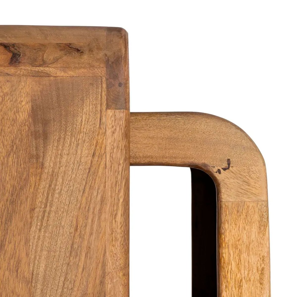 Set de 2 tables basses design en bois de manguier 120x55x40cm bois, WADIGA