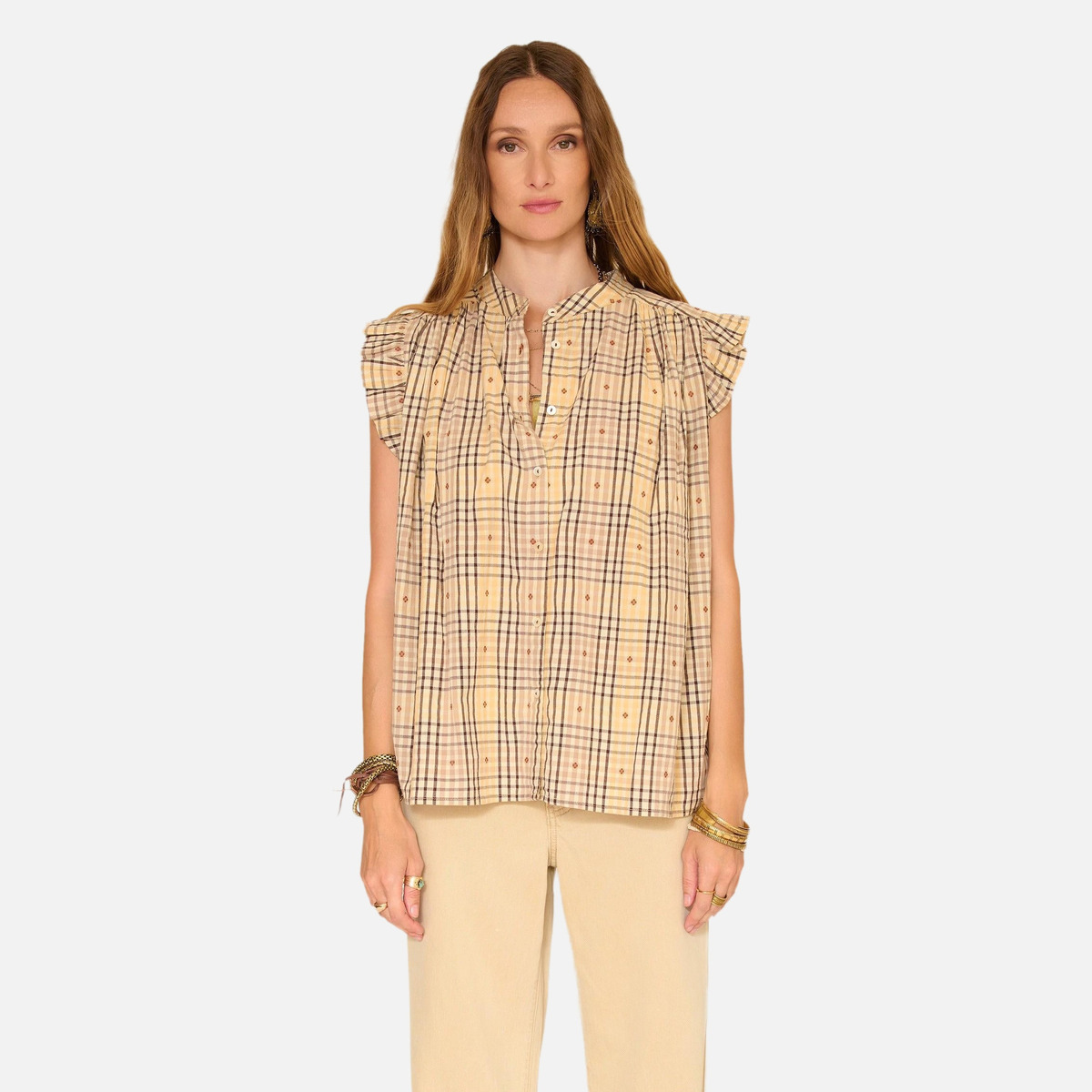 Blouse CILONA carreaux, MKT STUDIO