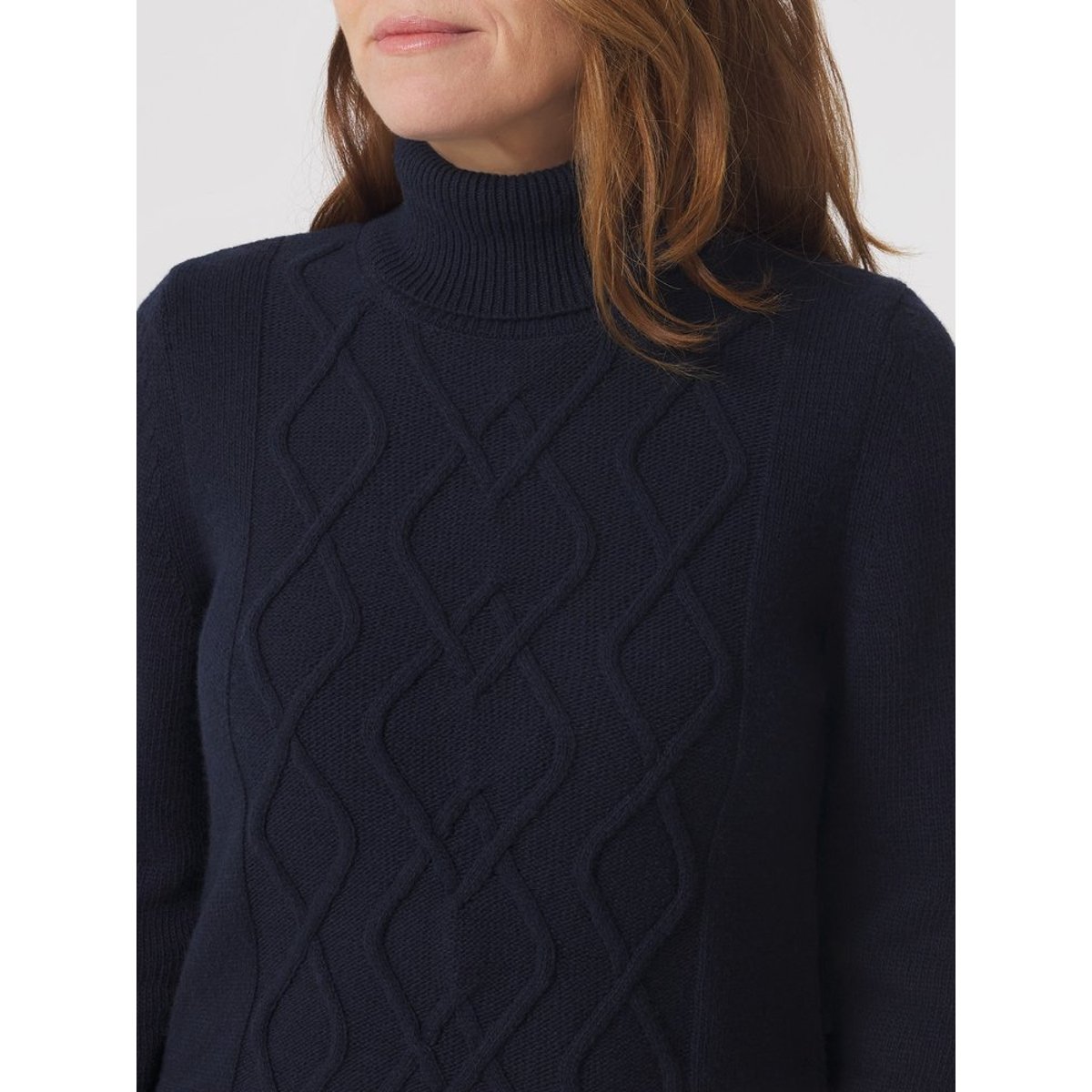 Pull col roulé KEVIACOL19032 marine, TBS