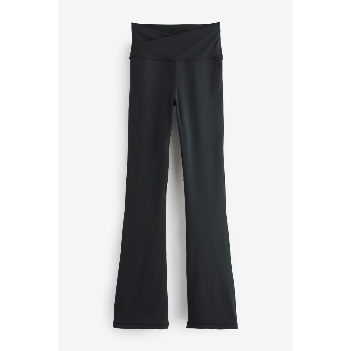 Legging évasé à taille croisée noir, NEXT