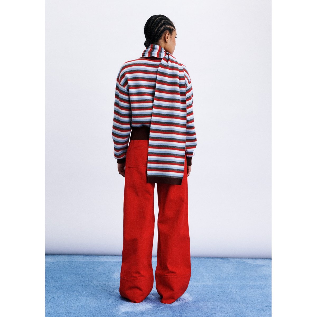 Set De Cardigan-echarpe Shibuya SHIBUYA rouge, FRNCH