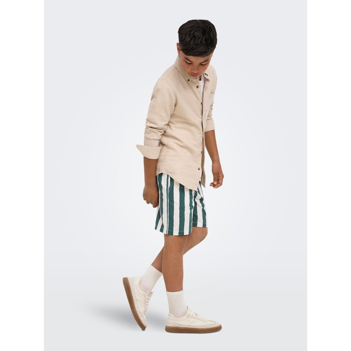 Short De Jogging verte - silver pine, ONLY & SONS JUNIOR