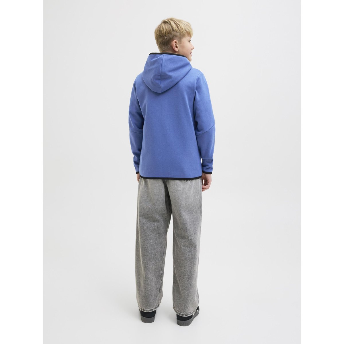Sweat À Capuche Zippé beaucoup blue, JACK & JONES JUNIOR