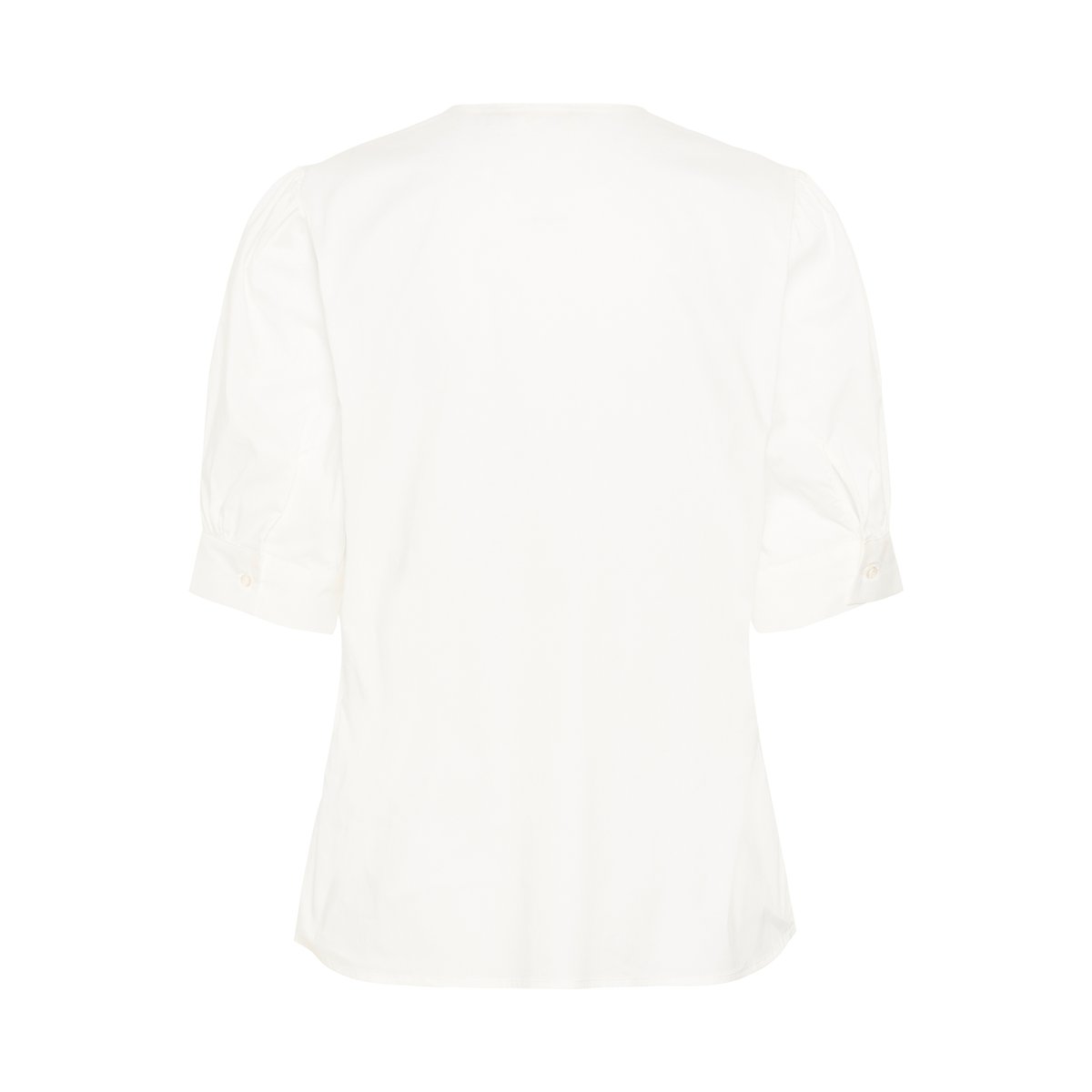 Blouse à manches courtes blanc spring gardenia, CULTURE
