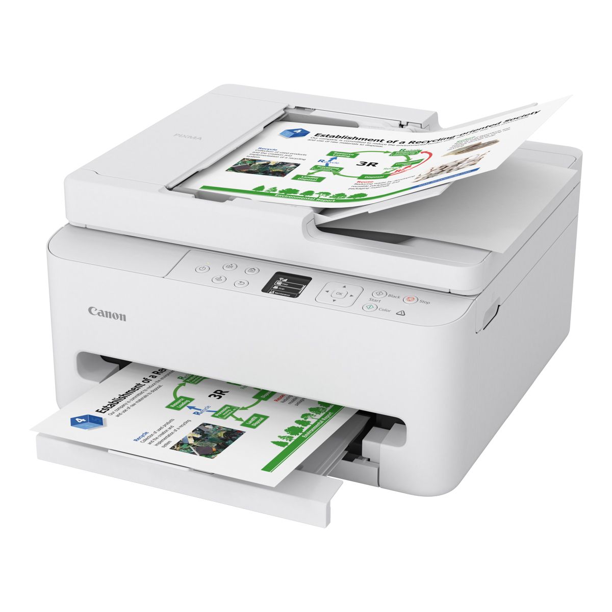 Imprimante jet d'encre PIXMA TS7550i WH couleur unique, CANON