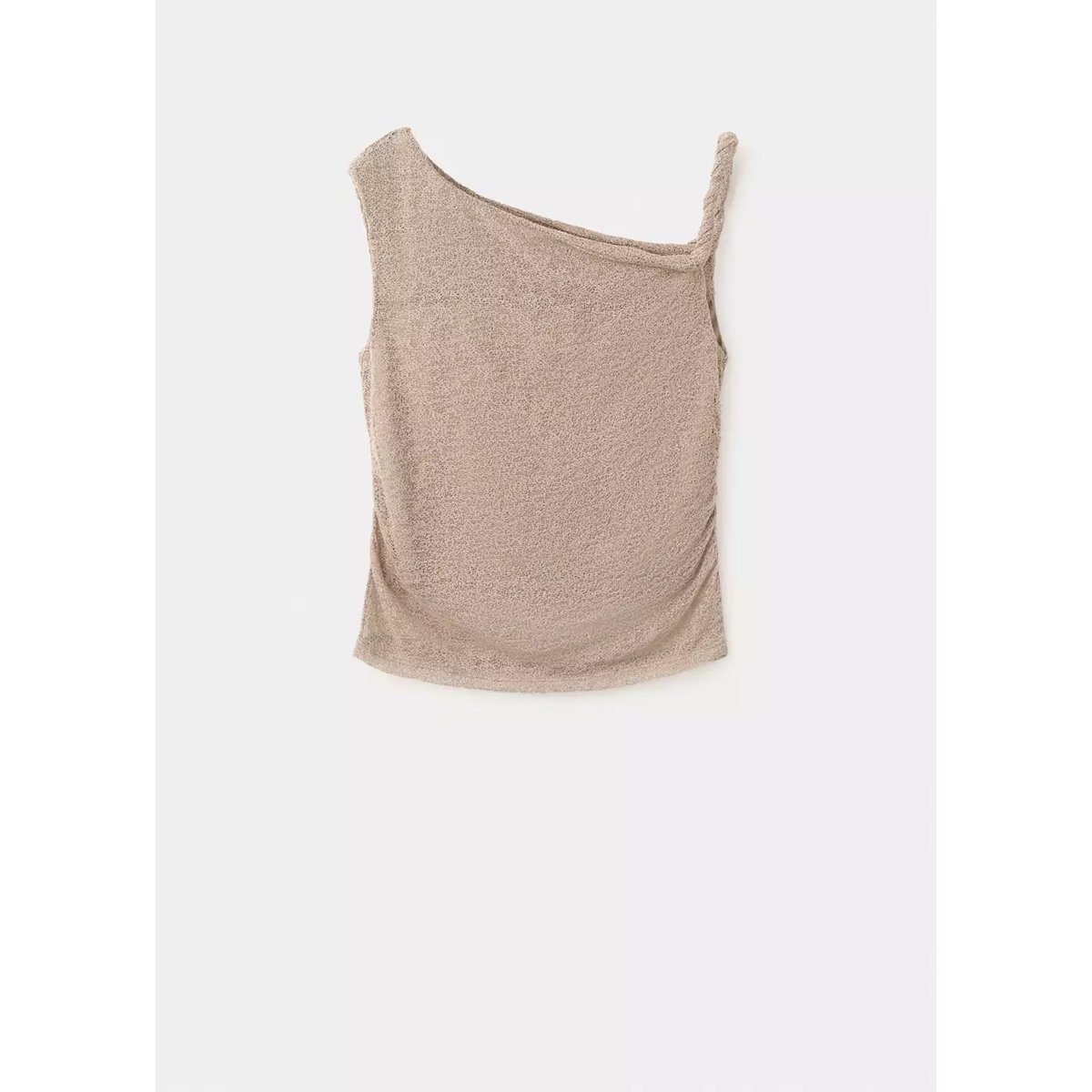 Top texture asymétrique or, MANGO TEEN