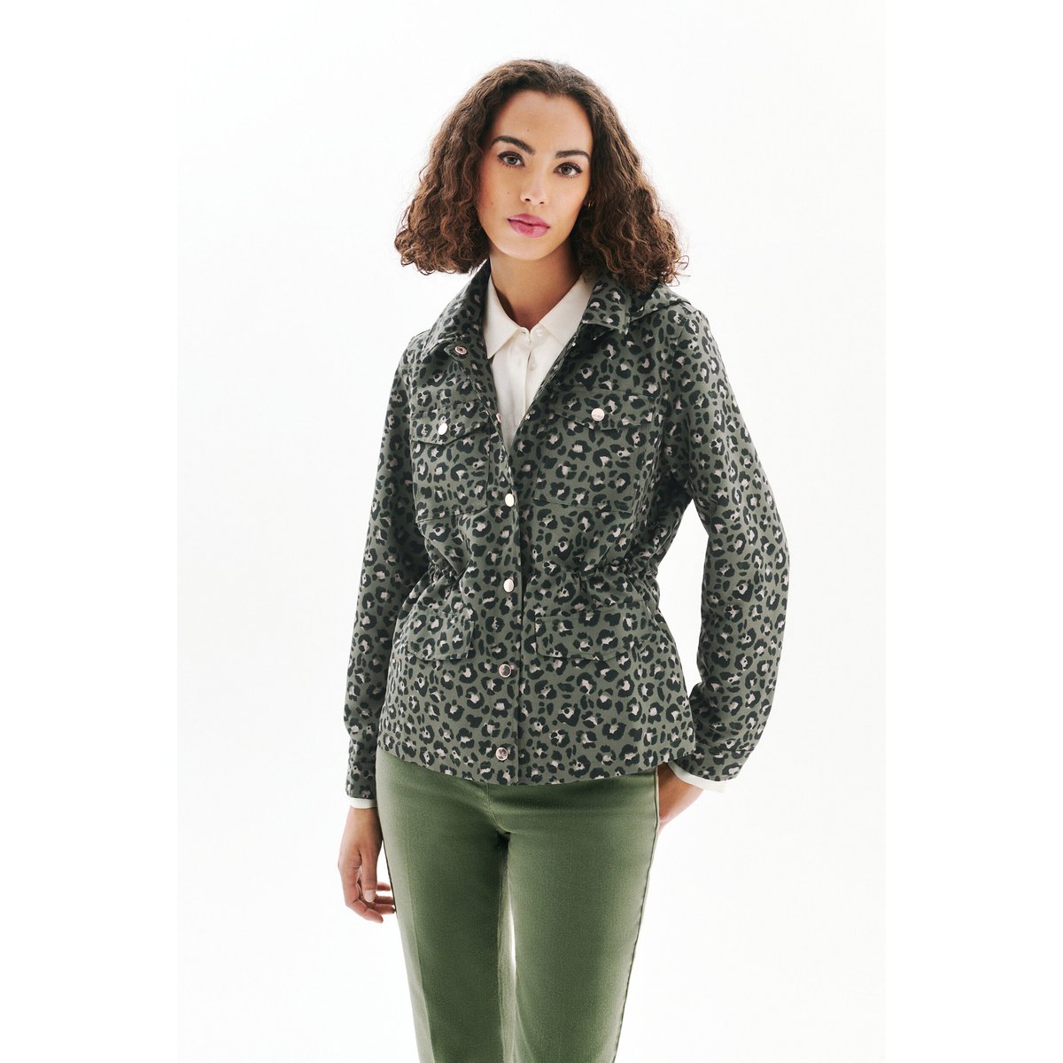Parka GRACYLEO vert kaki, CAROLL
