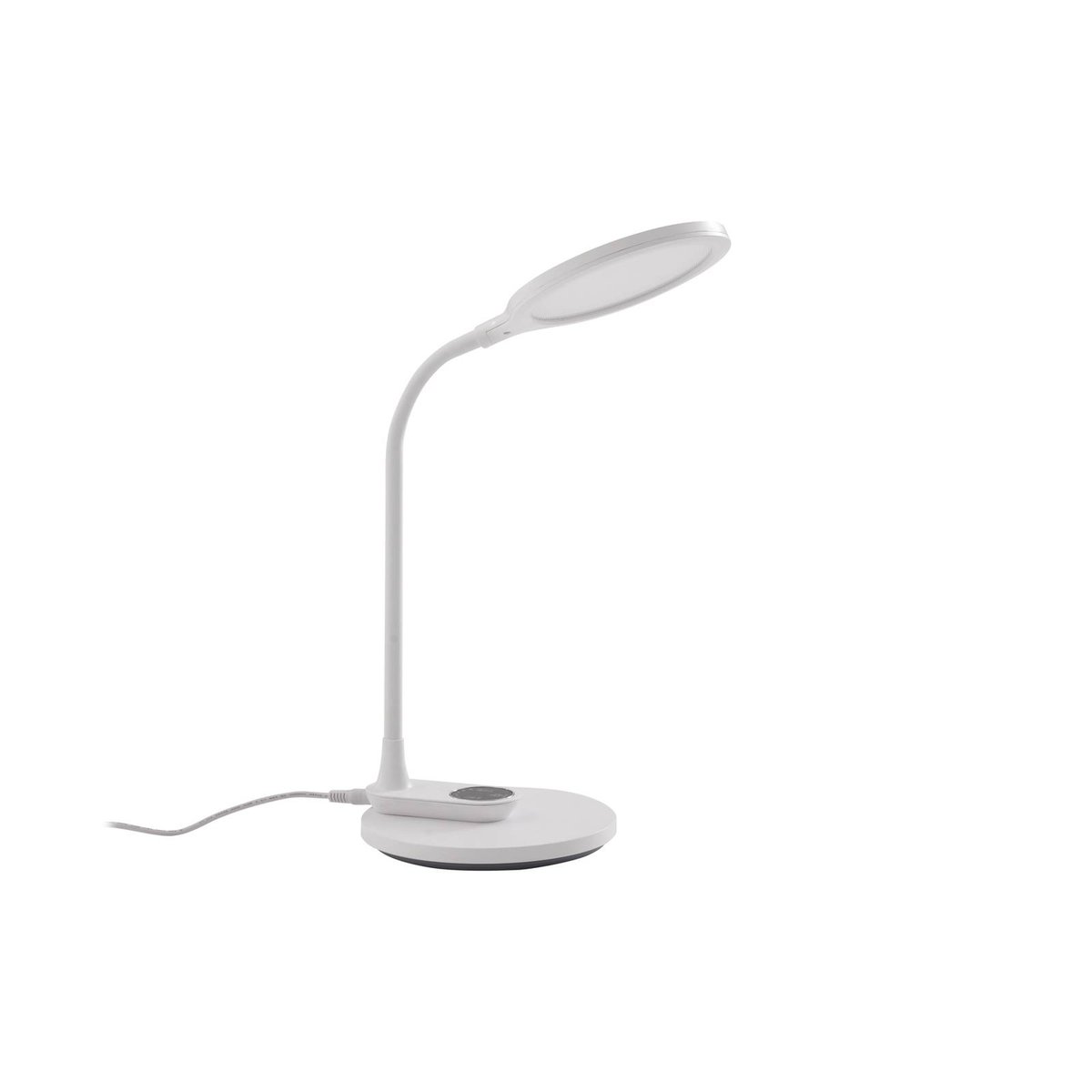 Lampe à poser moderneLED, Valtaria blanc, LINDBY
