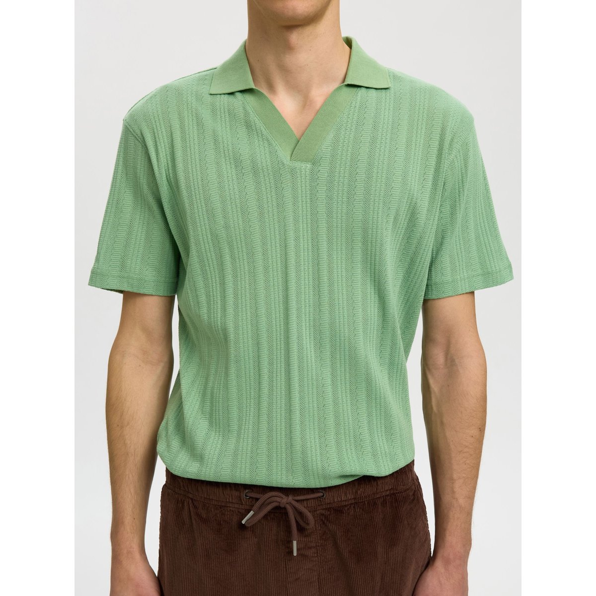 Polo vert - aspen green, SELECTED