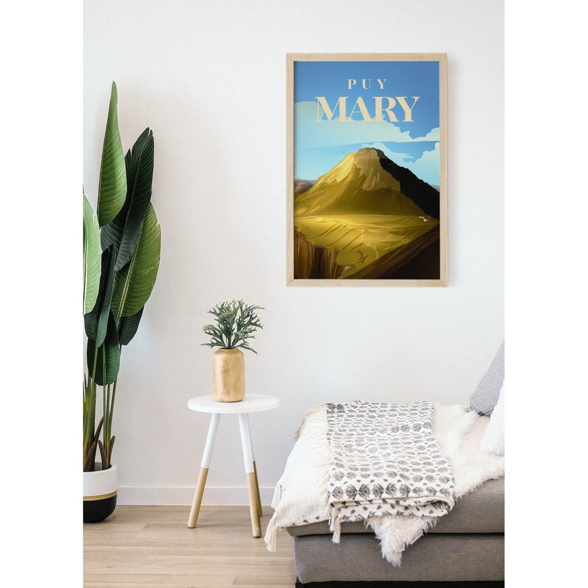 Affiche ville Puy Mary blanc, L'AFFICHERIE