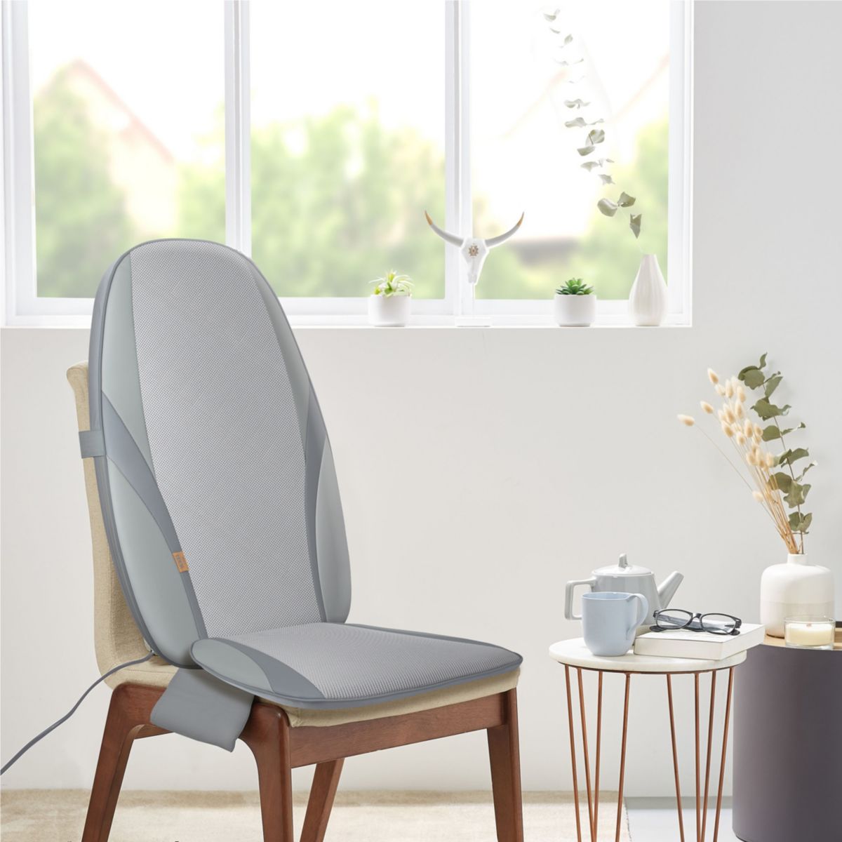 Siège massant EDM6 Eden soft gris, ESSENTIEL B