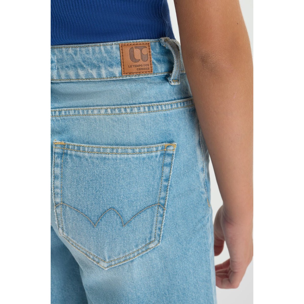 Bermuda short en jeans BOURDON blue, LE TEMPS DES CERISES
