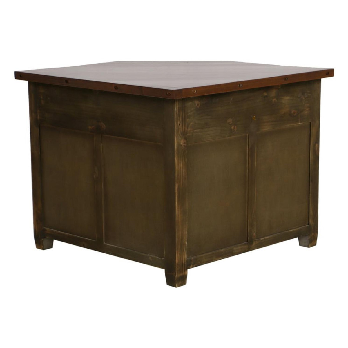 Meuble de cuisine bas d'angle - BROCANTE beige, INTERIOR'S