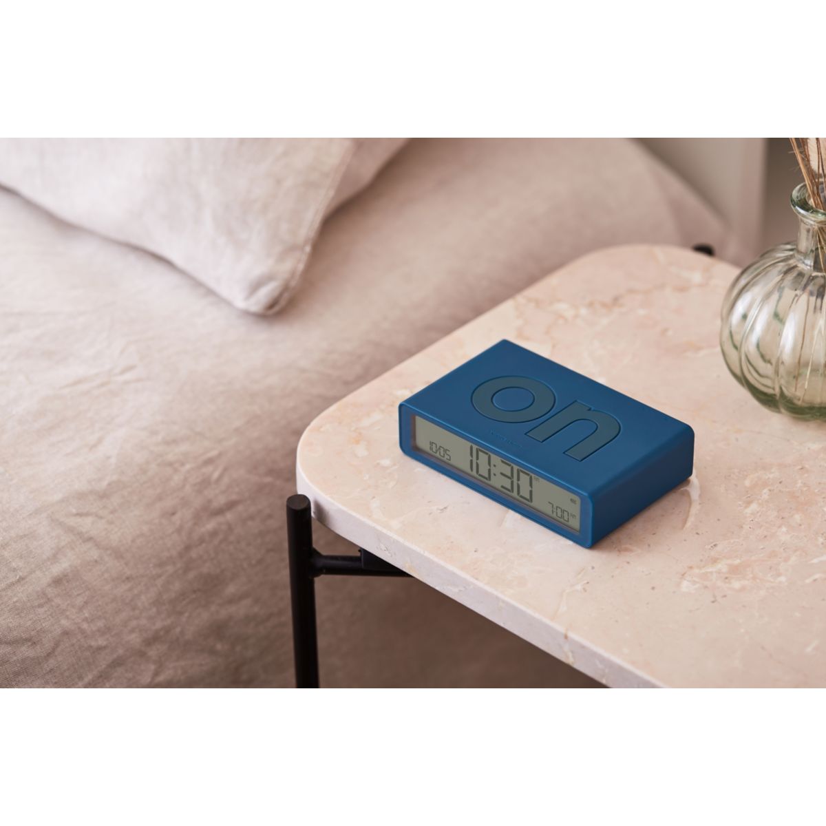 Flip Classic - Réveil bleu canard, LEXON