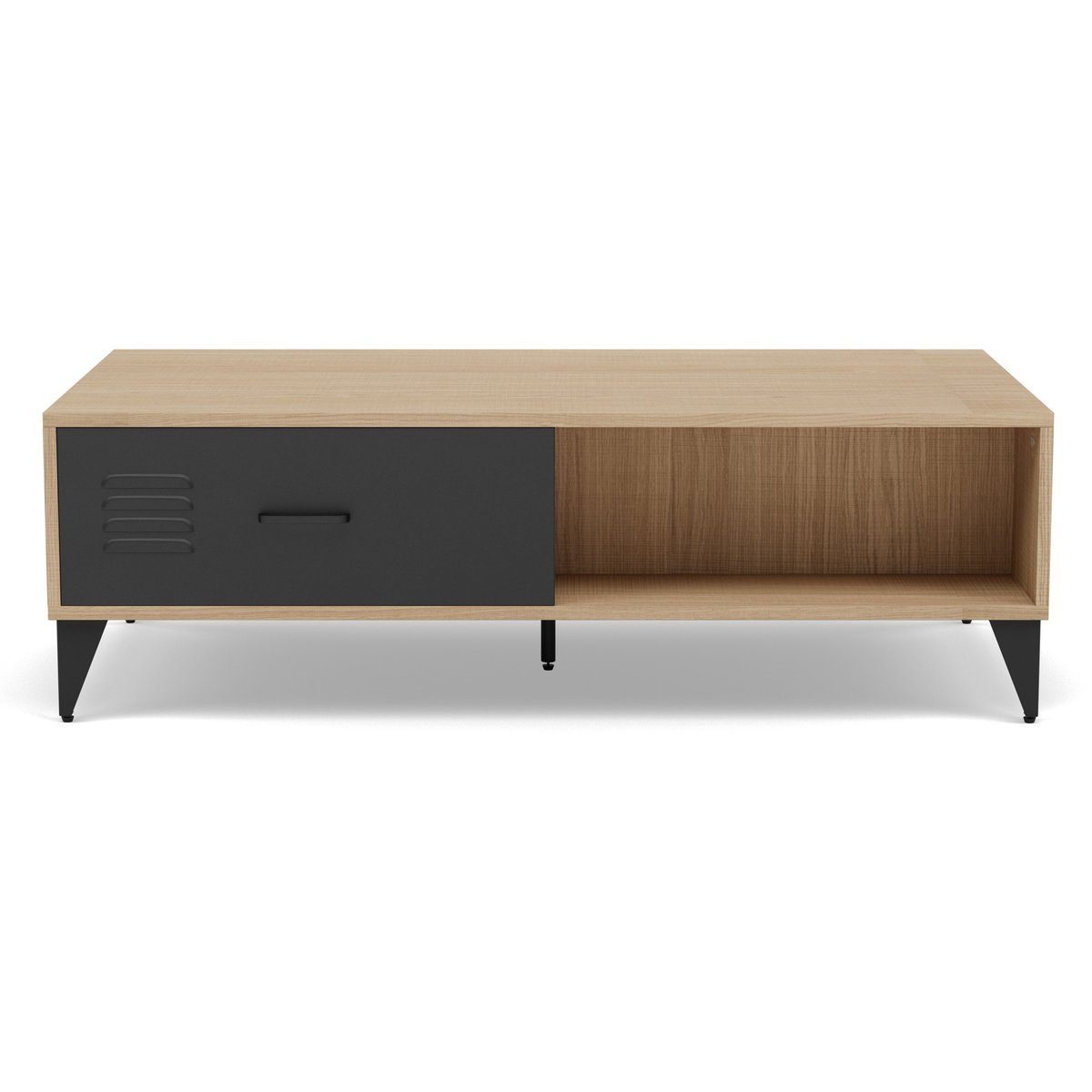 Table basse - TRIBECA bois / noir, BEST MOBILIER