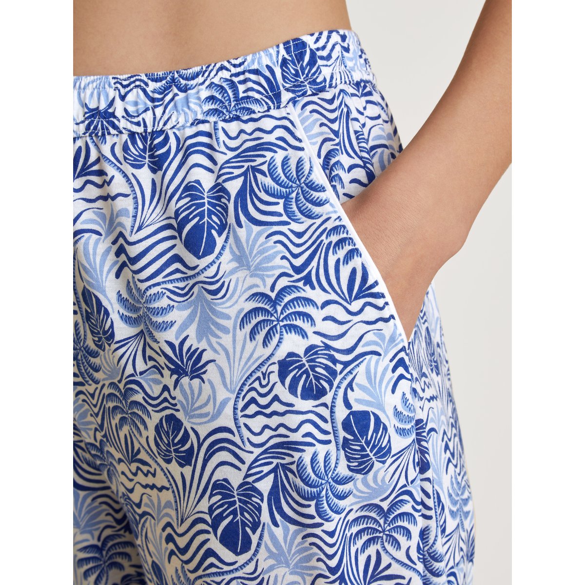 Pantalon Coton FAVOURITES bleu sodalite, CALIDA