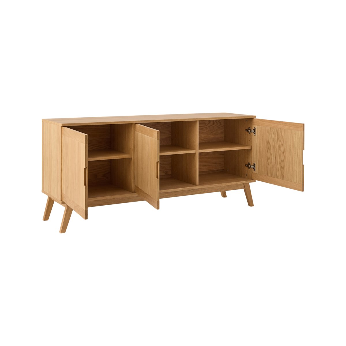 Buffet bois 3 portes - ADELE bois clair, CAMIF