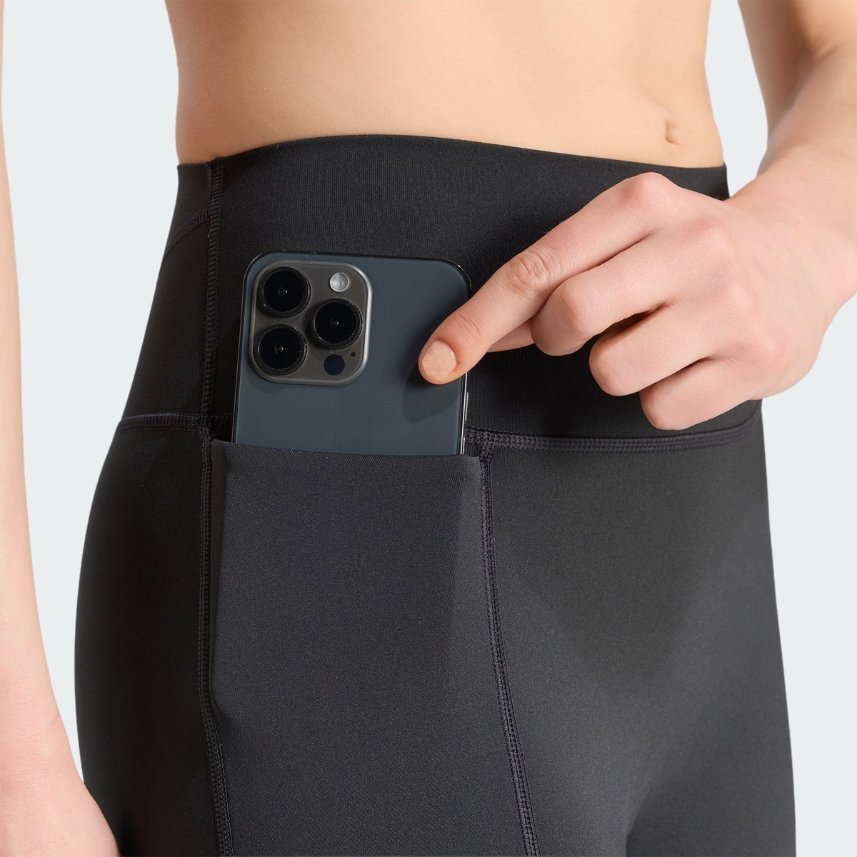 Legging Long D'entraînement Optime Contour Legging Long D'entraînement Optime Contour black, adidas Performance