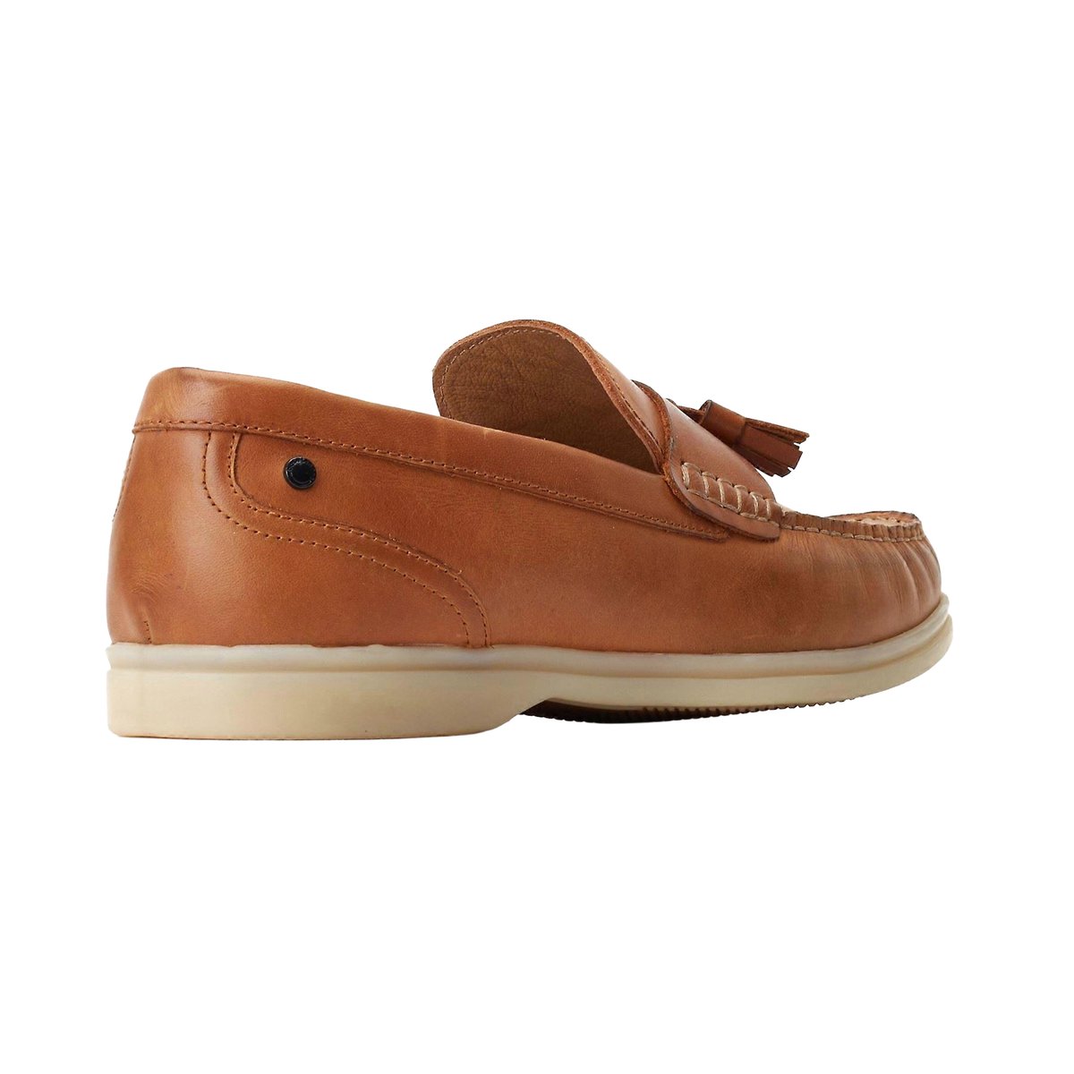 Mocassins en cuir BONITO marron clair, BASE LONDON