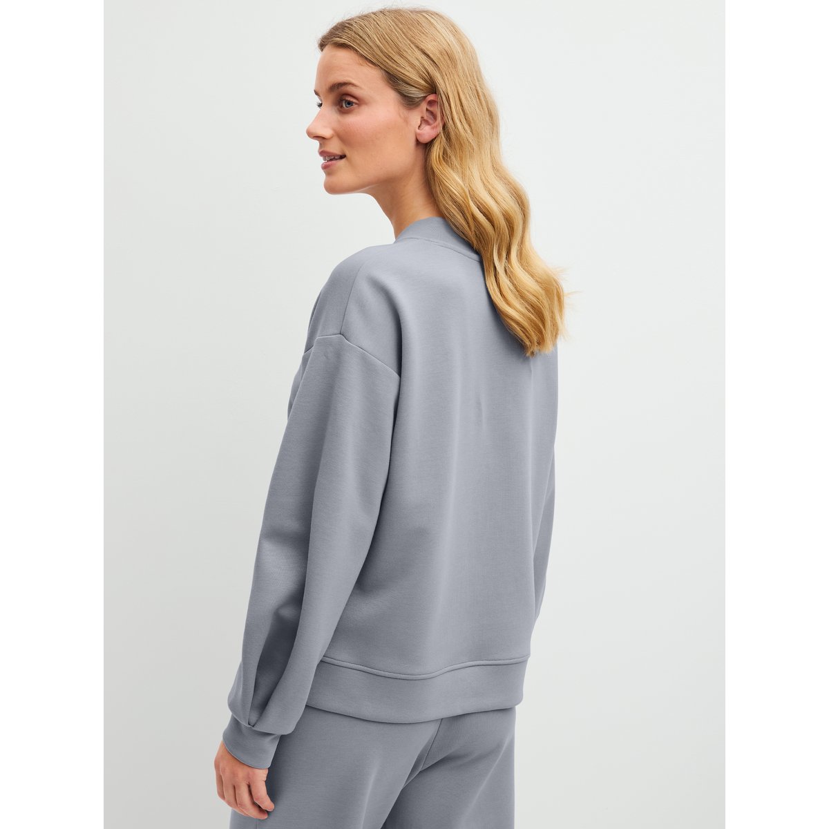 manches longues Coton NATURAL EMBRACE gris passat, CALIDA