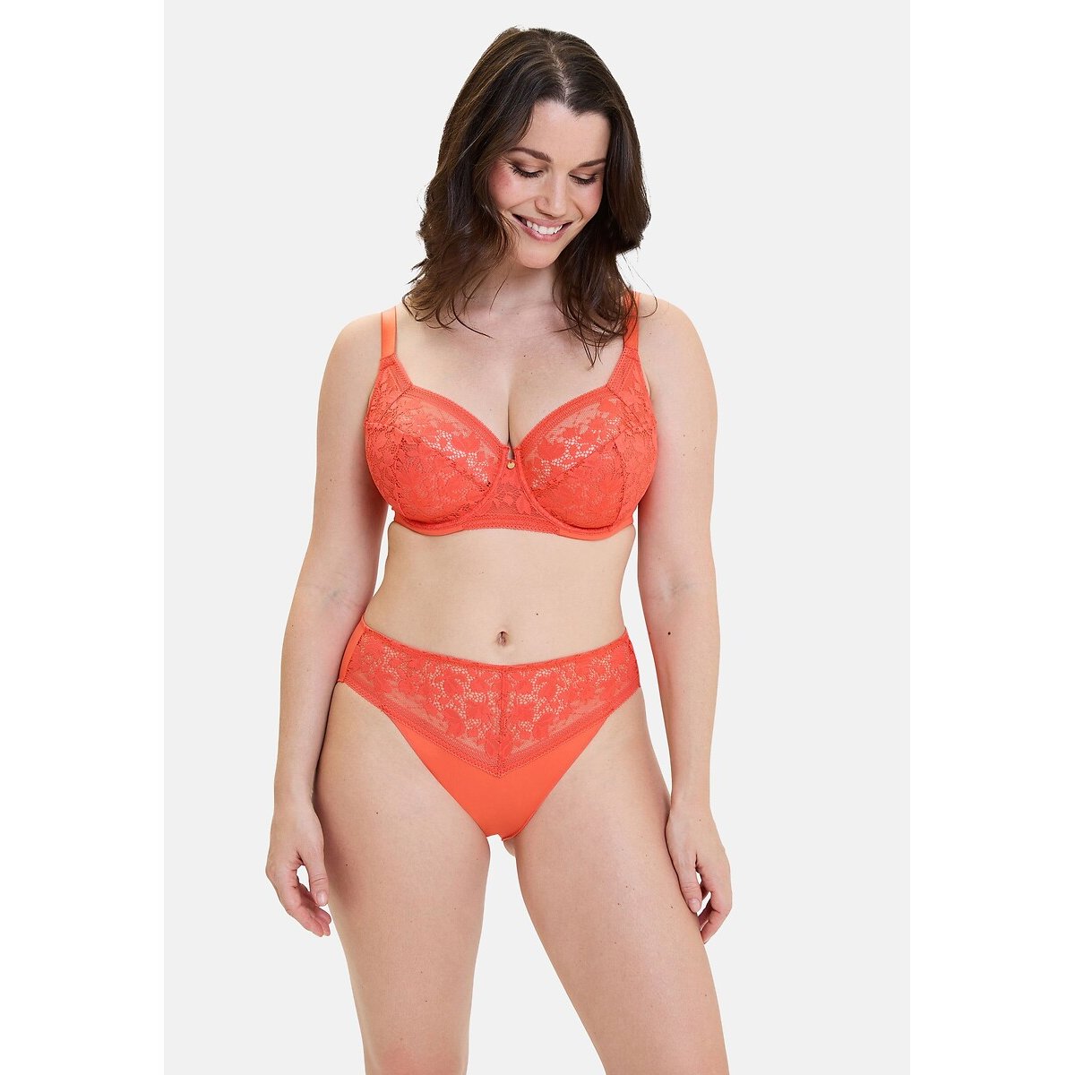 Soutien-gorge classique à armatures SUZIE orange corail, SANS COMPLEXE