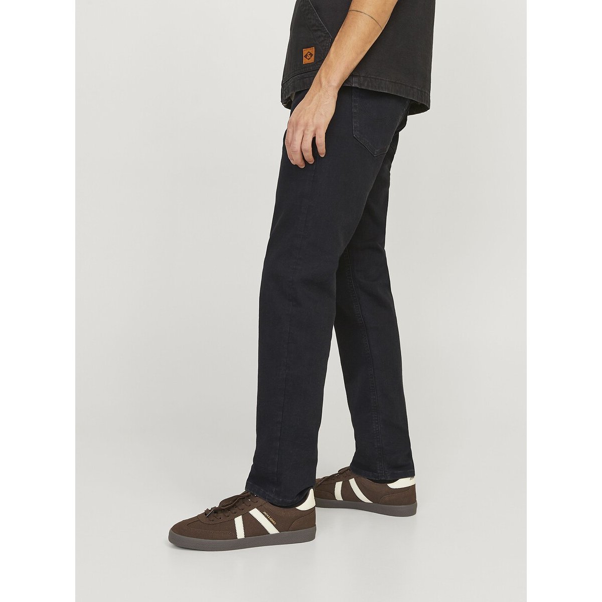Jean droit Mike noir, JACK & JONES