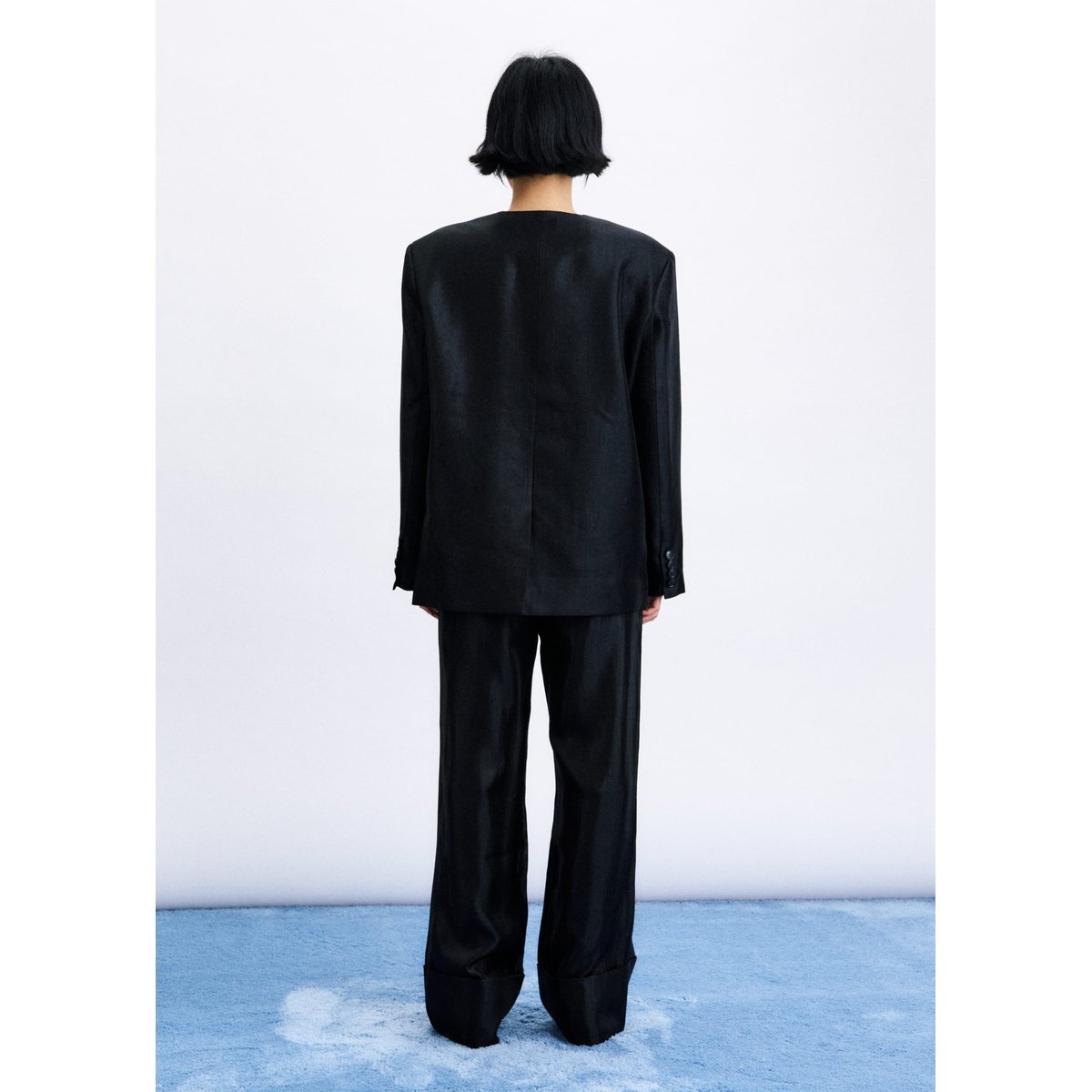 Blazer Windsor en coton WINDSOR noir, FRNCH
