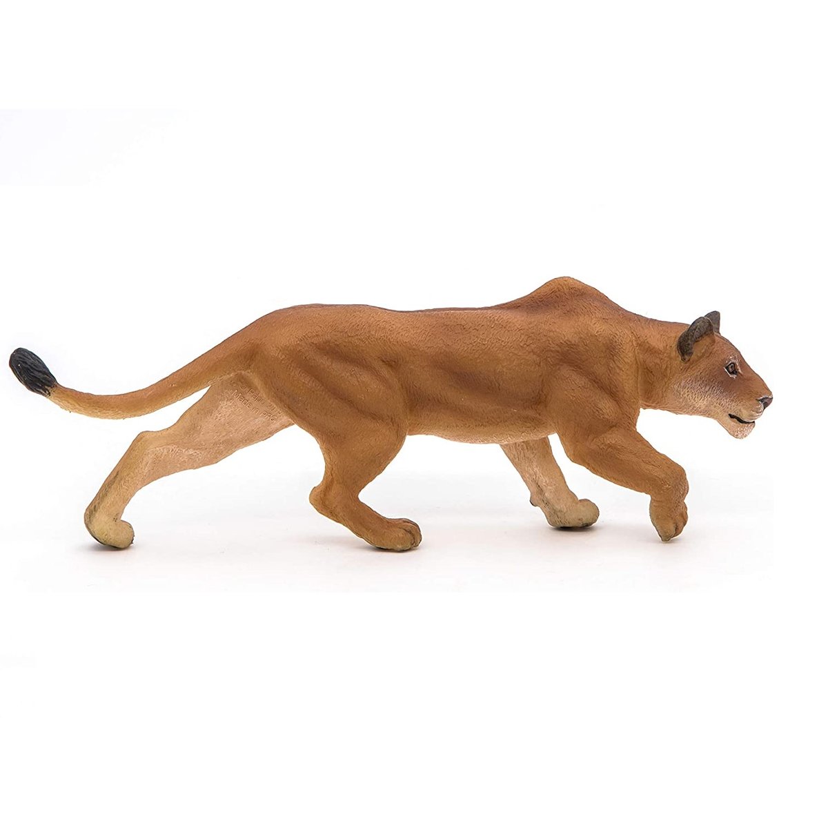 Figurine Lionne chassant marron, PAPO