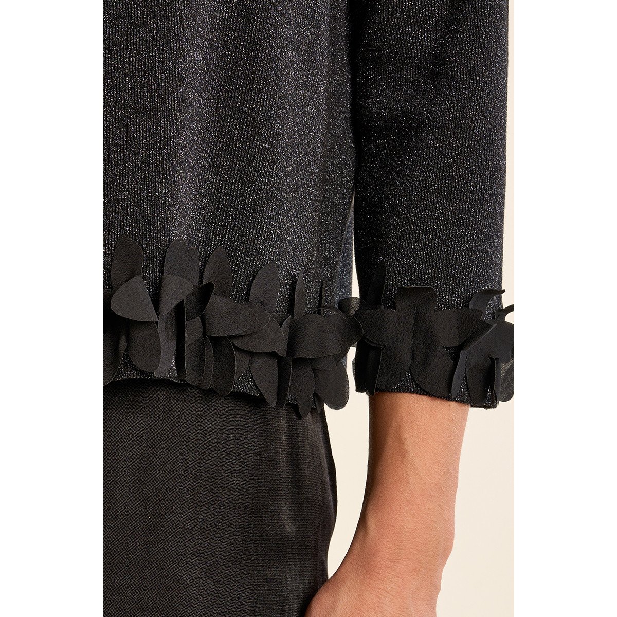 Cardigan ouvert, fantaisie noir, MOLLY BRACKEN