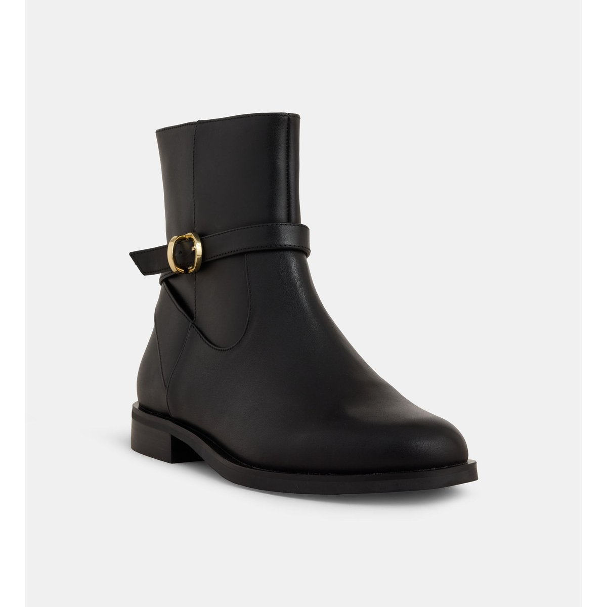 Bottines cavalières à boucle charline noir, GALERIES LAFAYETTE