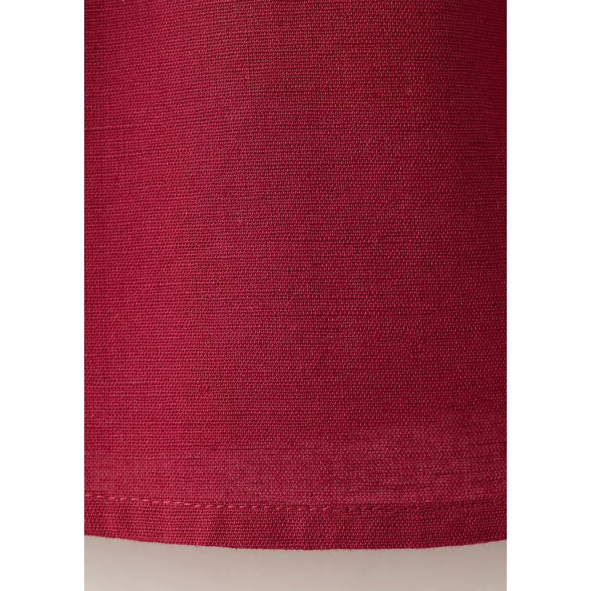 Blouse en lin et coton avec détail brodé grenat, MANGO BABY