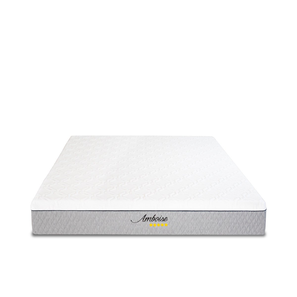 Matelas Mousse Amboise 90x200 cm Accueil Mémoire de forme blanc, BELLECOUR