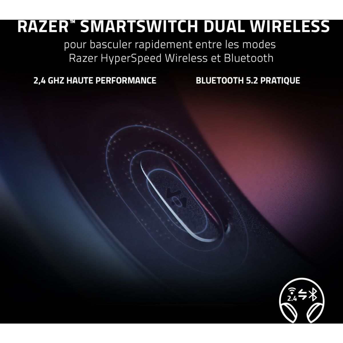 Casque gamer Barracuda noir, RAZER