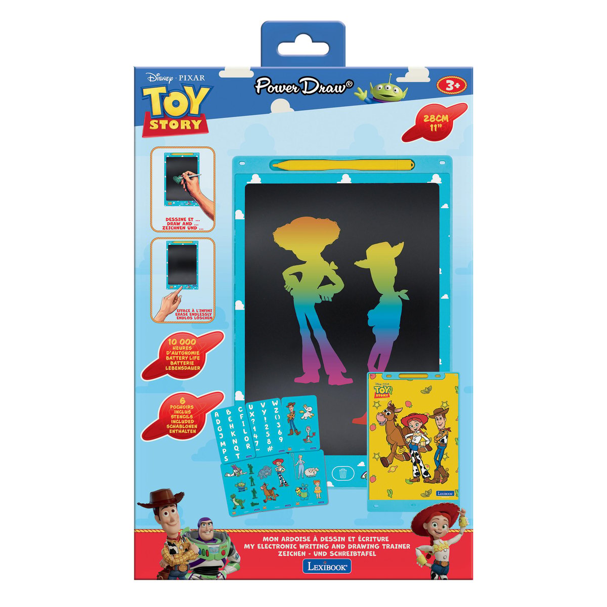 Tablette à Dessins électronique multicolore Toy Story bleu, LEXIBOOK