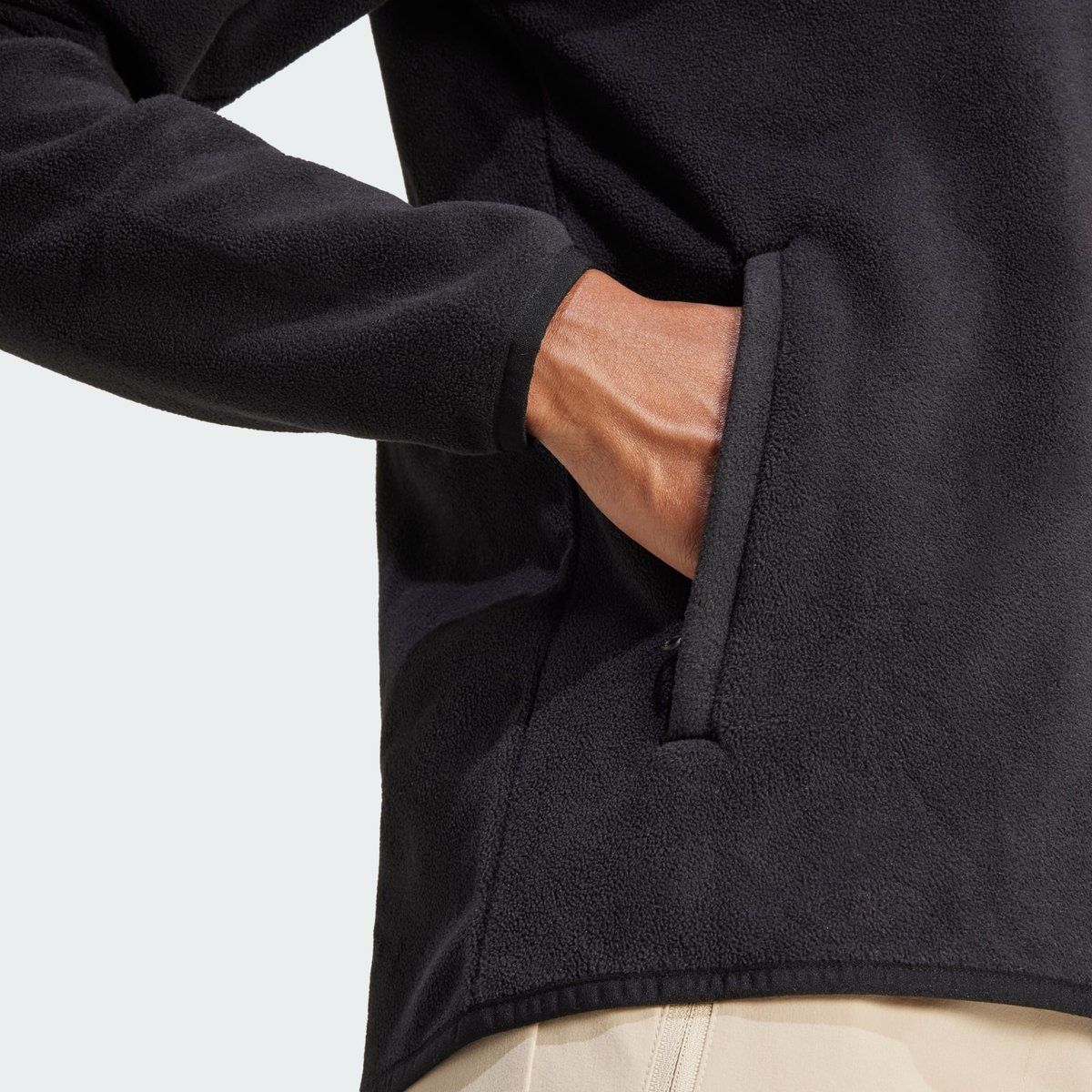 Veste Molleton Zip Intégral Multi Essentials Veste Molleton Zip Intégral Multi Essentials black, adidas Performance