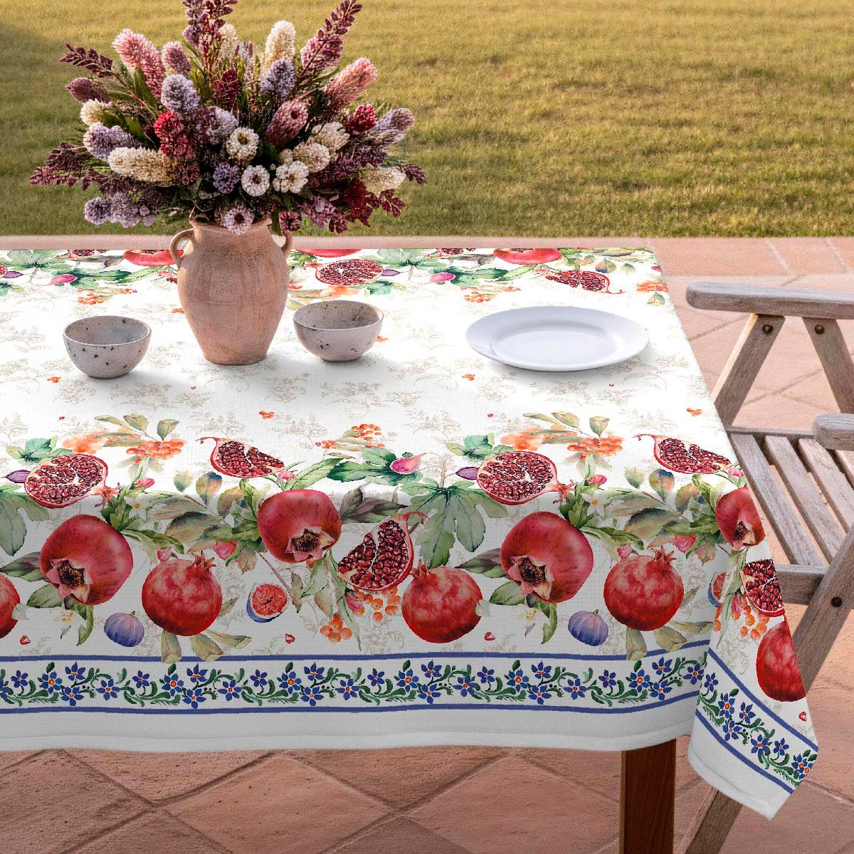 Nappe anti-taches Granaino - 100% coton - multicolore, NAF NAF HOME