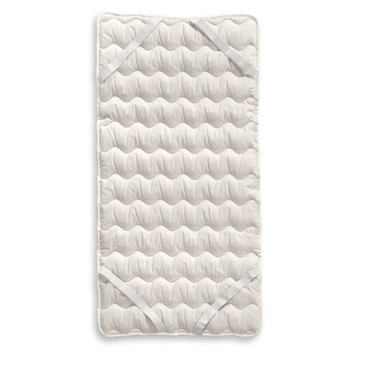 Surmatelas en coton bio blanc, EUROPE & NATURE