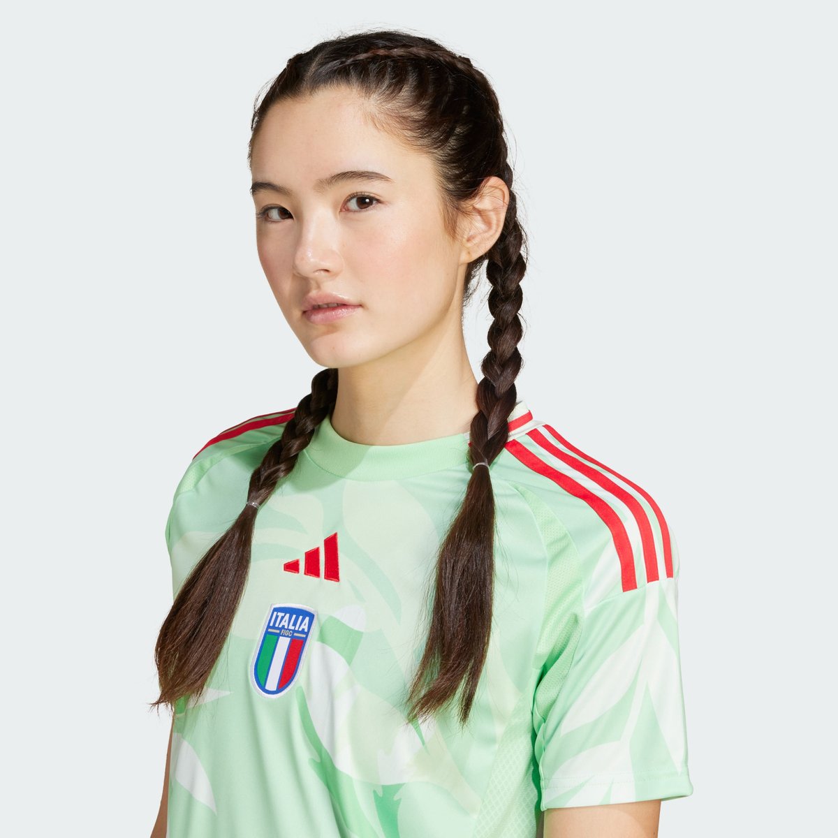 Maillot Extérieur Italie 25 (Équipe Féminine) Maillot Extérieur Italie 25 (Équipe Féminine) glory mint, adidas Performance