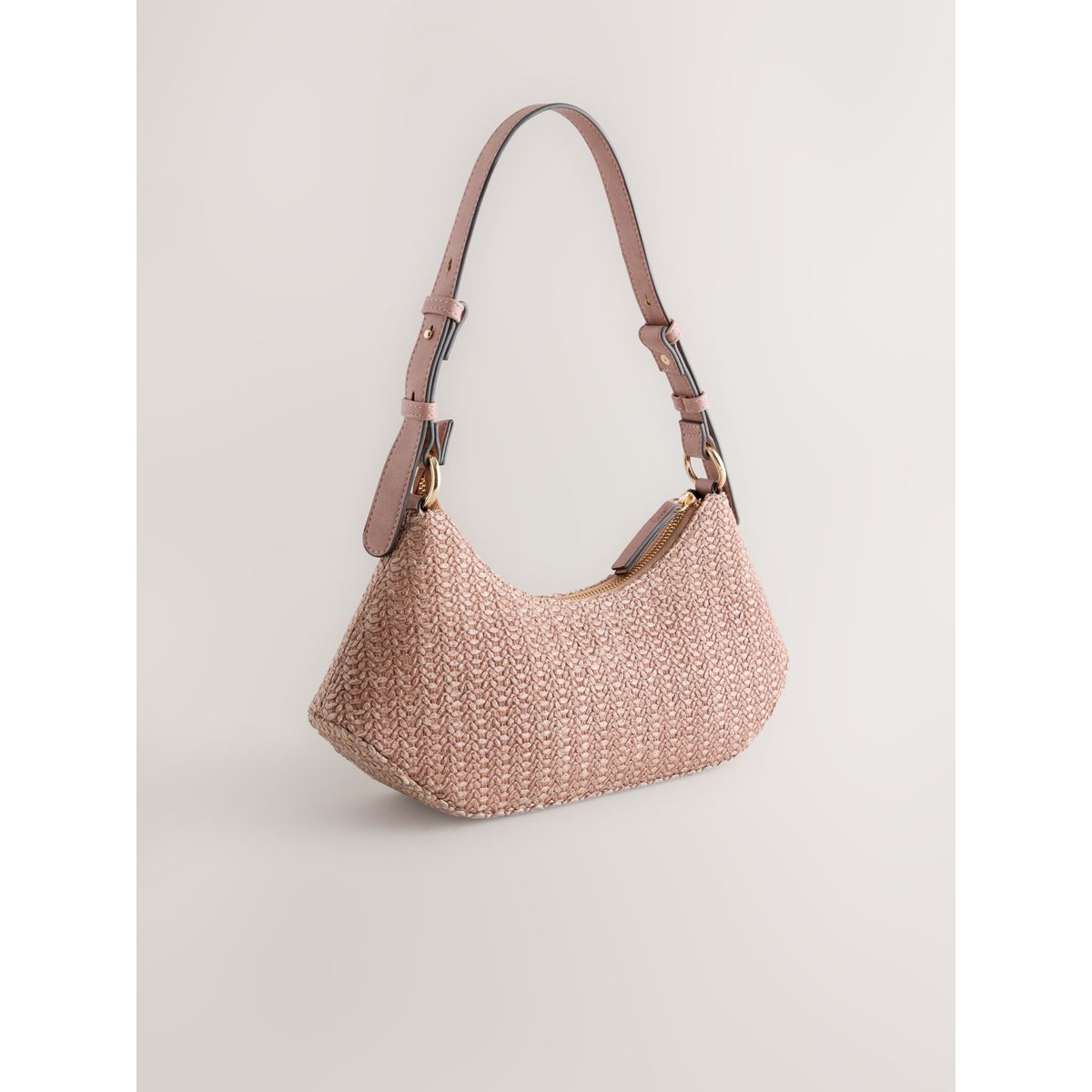 Sac porté épaule arrondi rose, NEXT