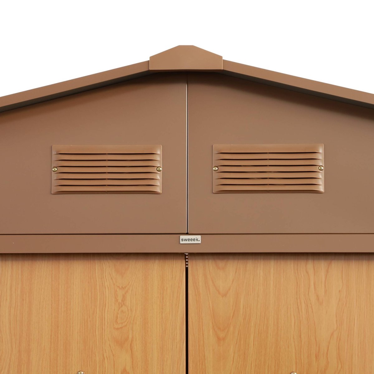 Abri de jardin métal 7,06m² avec kit d'ancrage CALAISIS anthracite, SWEEEK