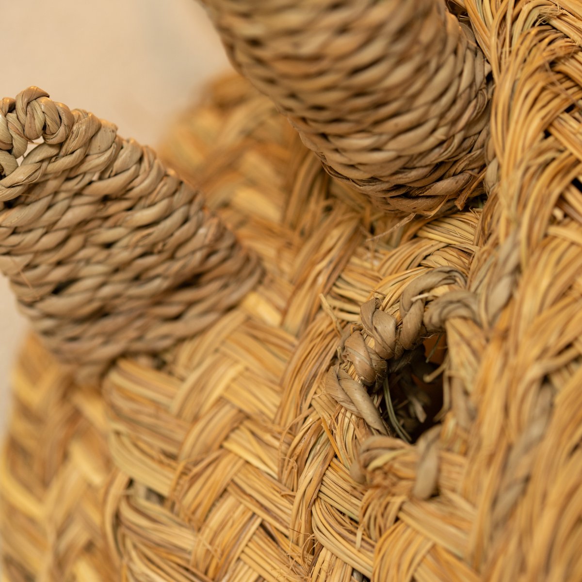 Déco murale tête de bœuf en paille XL - LOJI naturel, HOME MAISON