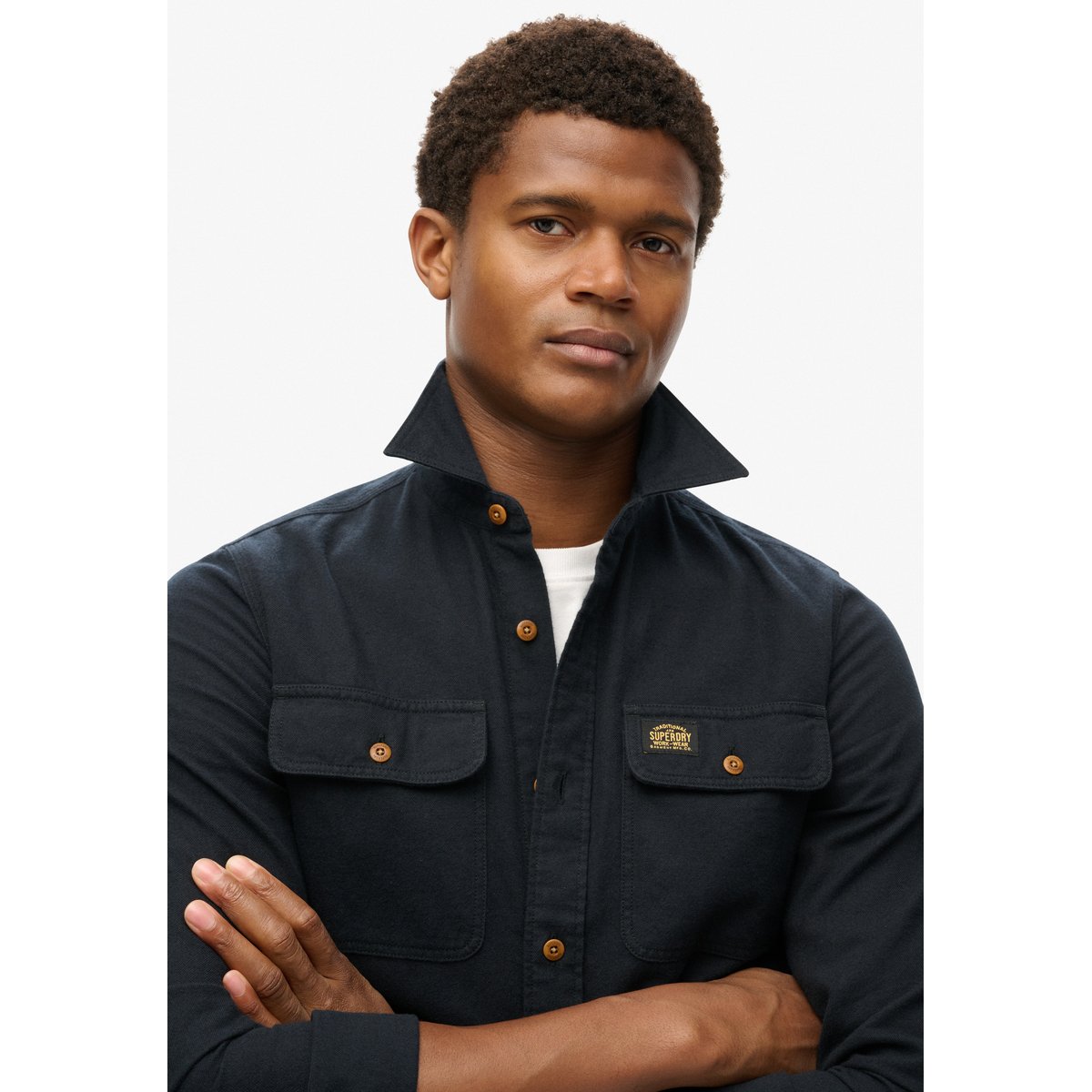 Surchemise Trailsman Coupe Décontractée noir de jais, SUPERDRY