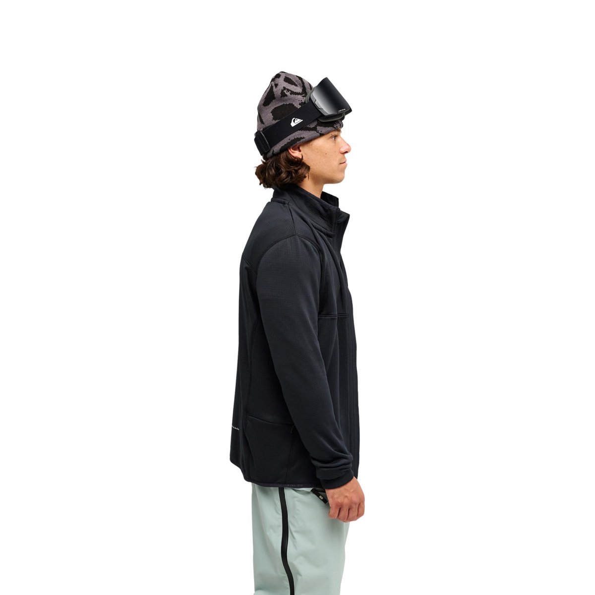 Polaire technique zippée STEEP POINT noir black, QUIKSILVER
