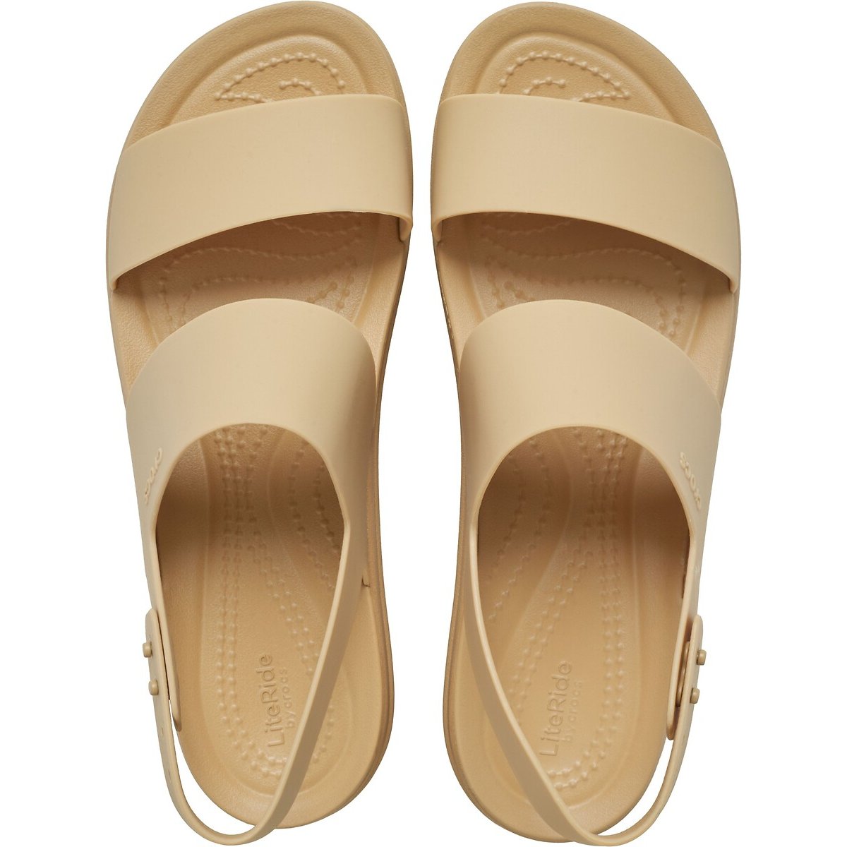 Sandales compensées Brooklyn marron, CROCS